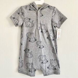 Carter’s Monkey Hooded Romper